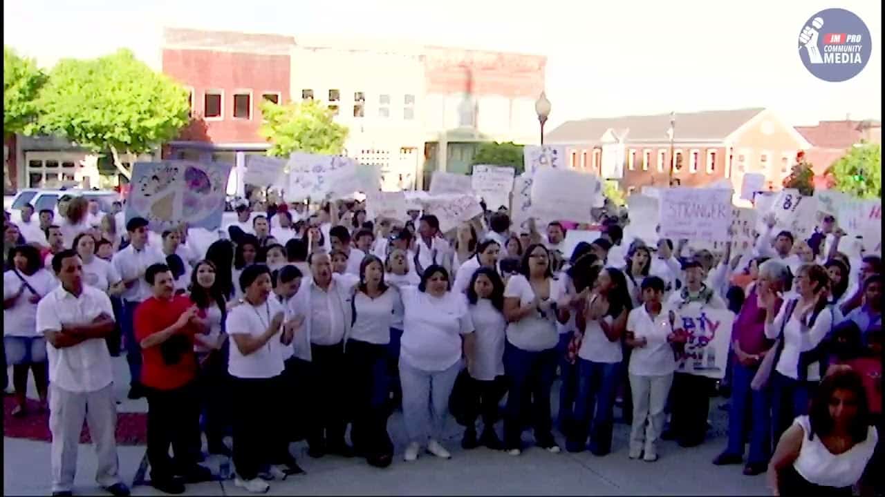 Manifestacion contra el programa 287g en Hendersonville – 2010