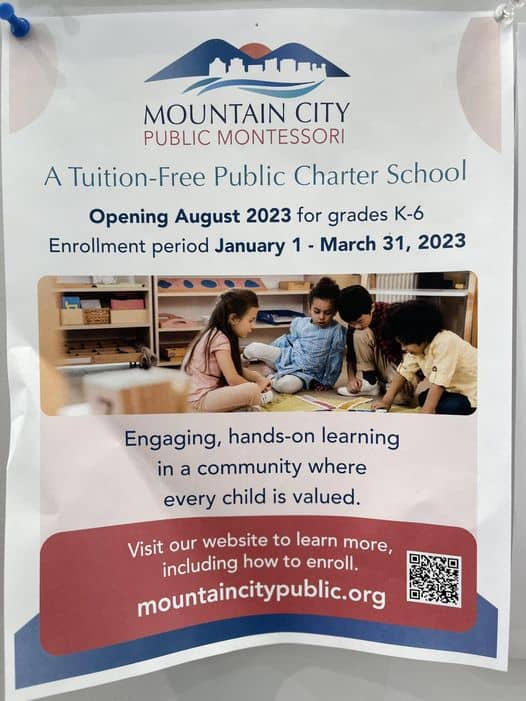 Inscripciones abiertas para Mountain City Public Montessori