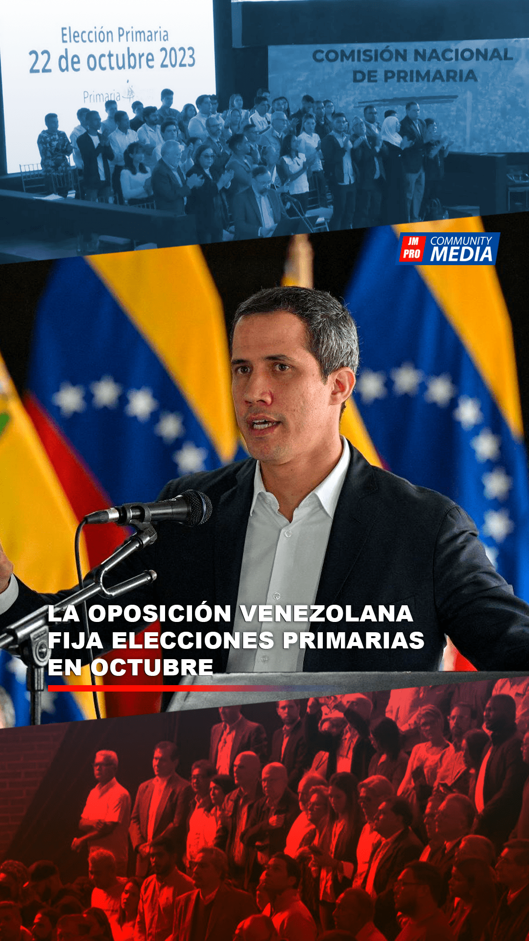La oposición venezolana fija elecciones  en octubre.
