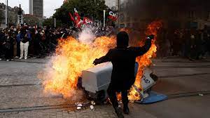 Francia vive  novena jornada de huelga general contra la reforma de las pensiones