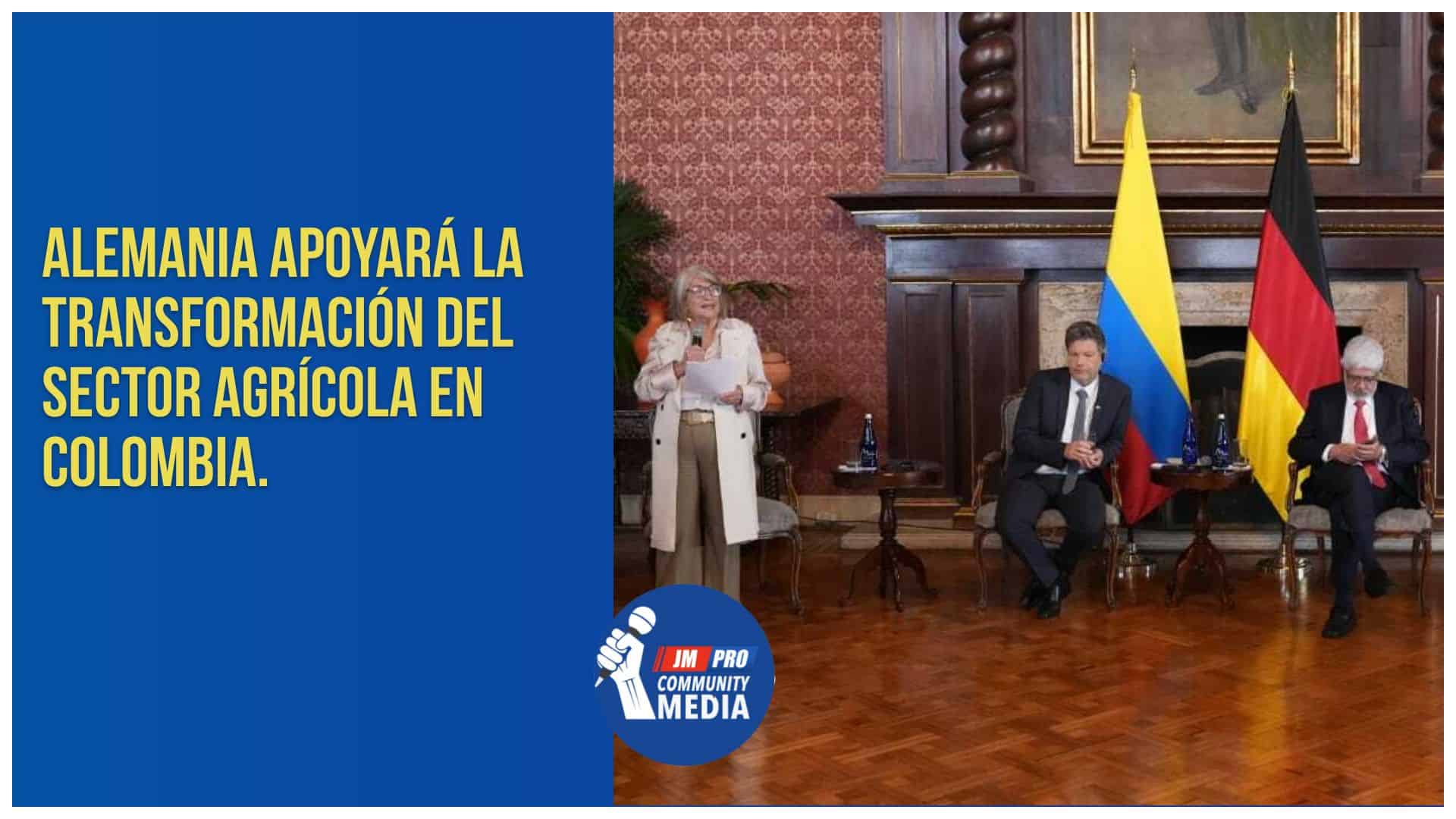 Alemania apoyará la transformación del sector agrícola en Colombia