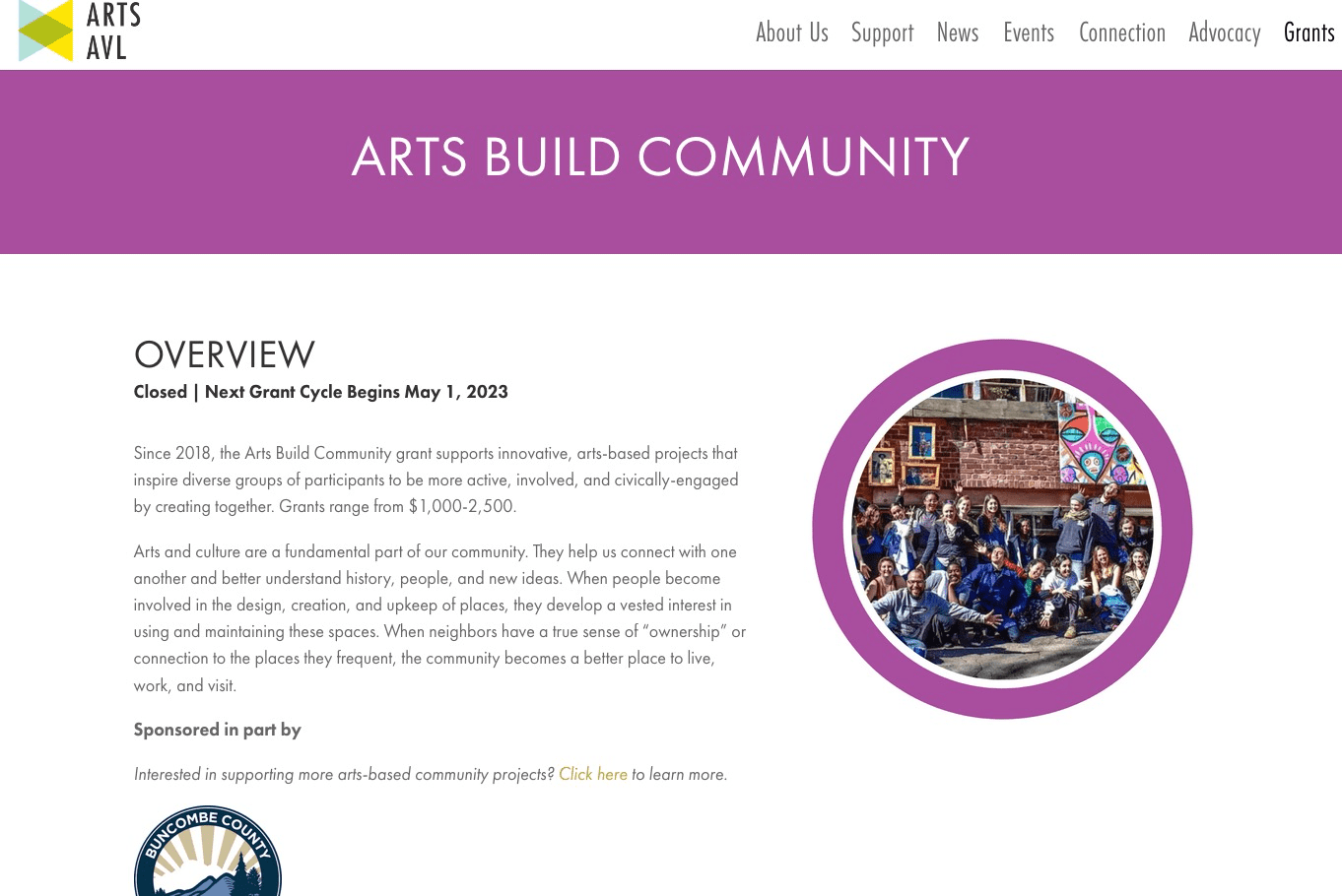 Beca: COMUNIDAD DE CONSTRUCCIÓN DE ARTES