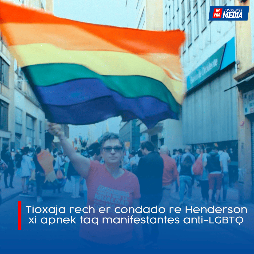 Tioxaja rech er condado re Henderson xi apnek taq manifestantes anti-LGBTQ