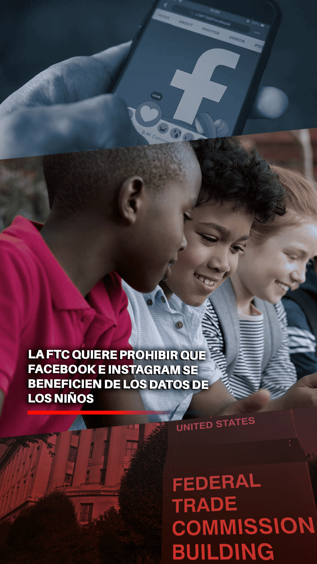 La FTC quiere prohibir que Facebook e Instagram se beneficien de los datos de los niños