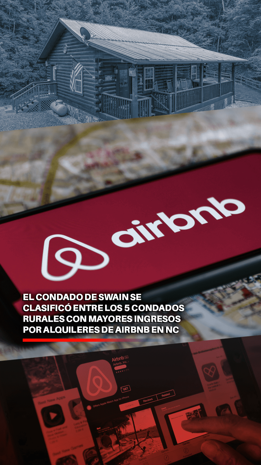El condado de Swain se clasificó entre los 5 condados rurales con mayores ingresos por alquileres.