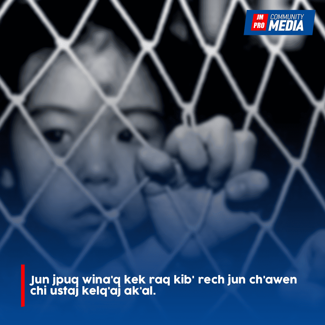 Jun jpuq wina’q kek raq kib’ rech jun ch’awen chi ustaj kelq’aj ak’al.