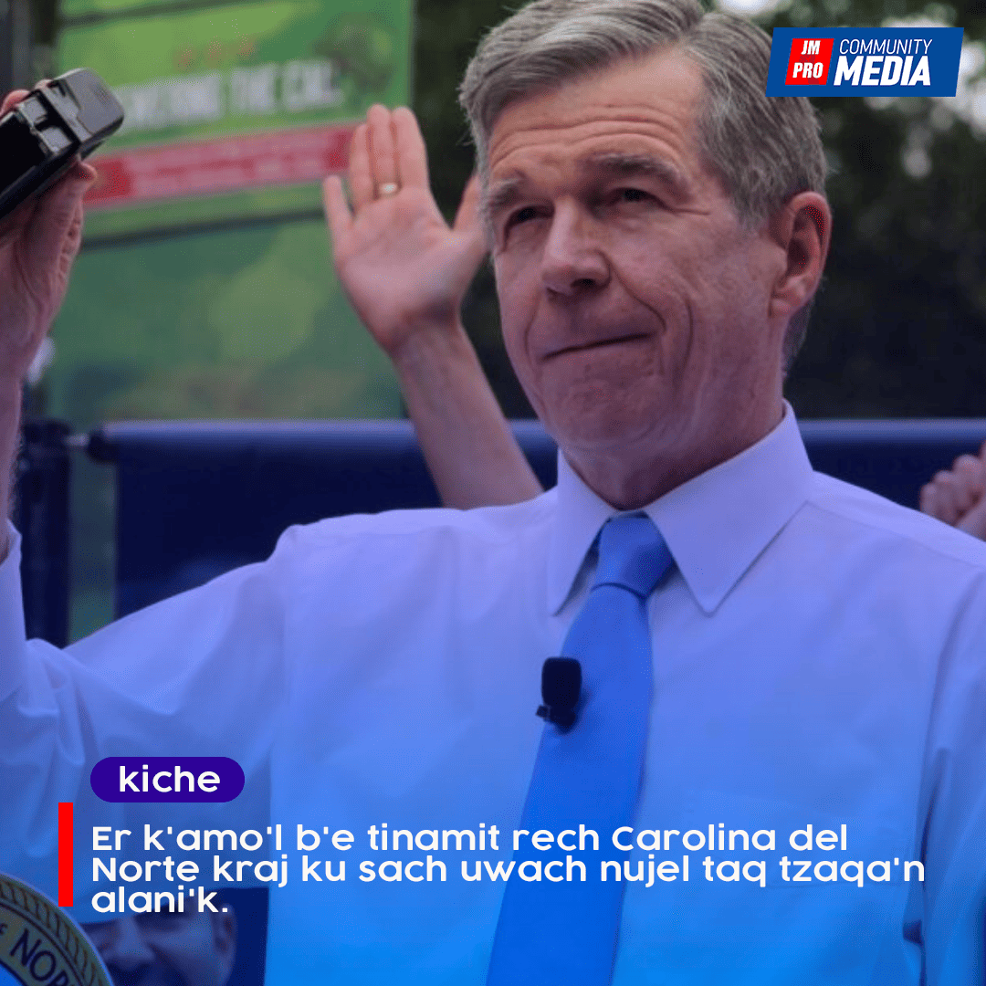 Er k’amo’l b’e tinamit rech Carolina del Norte kraj ku sach uwach nujel taq tzaqa’n alani’k.