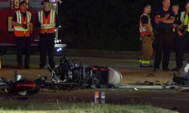 O Kym jun motociclista tuj Leicester te highway