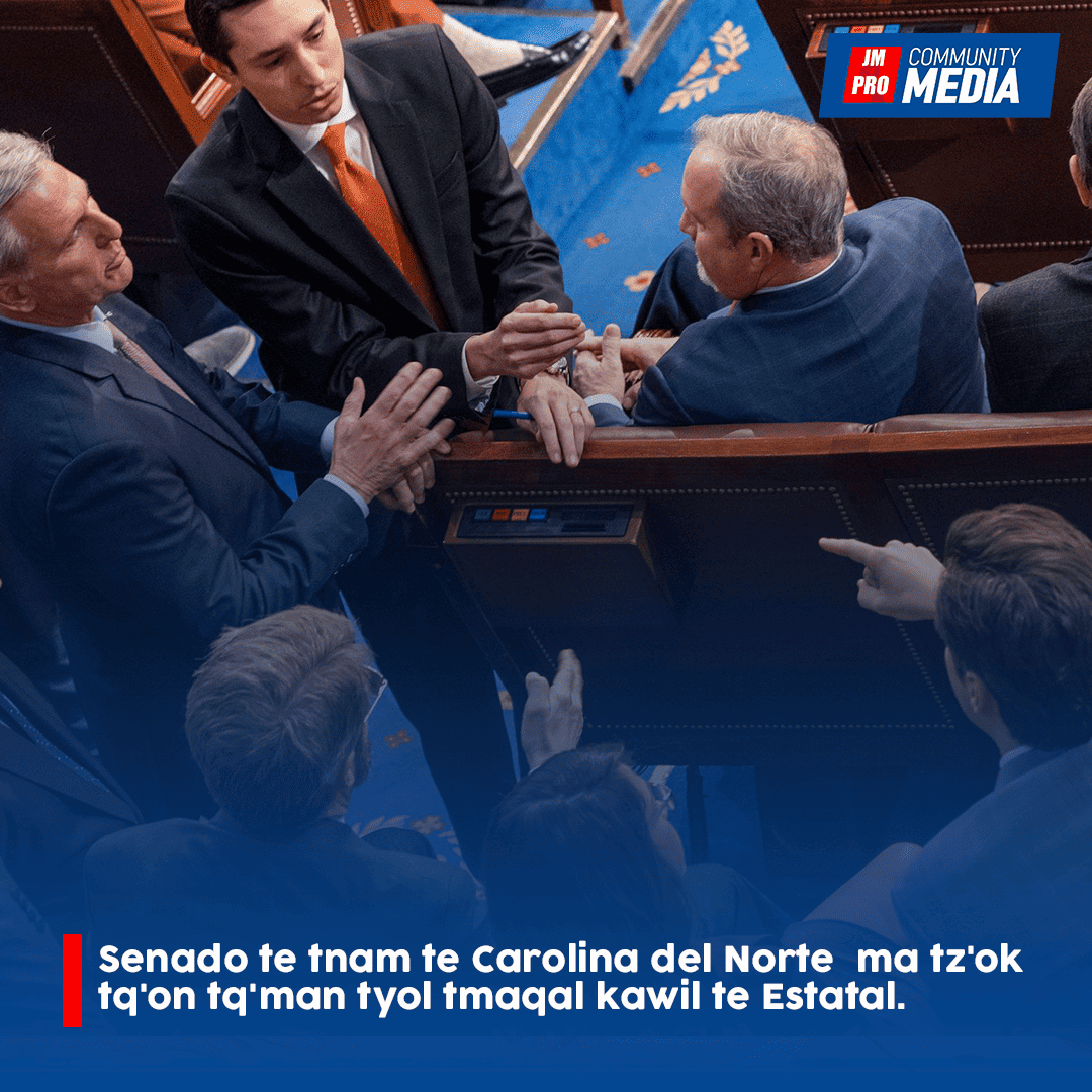 Senado te tnam te Carolina del Norte  ma tz’ok tq’on tq’man tyol tmaqal kawil te Estatal.