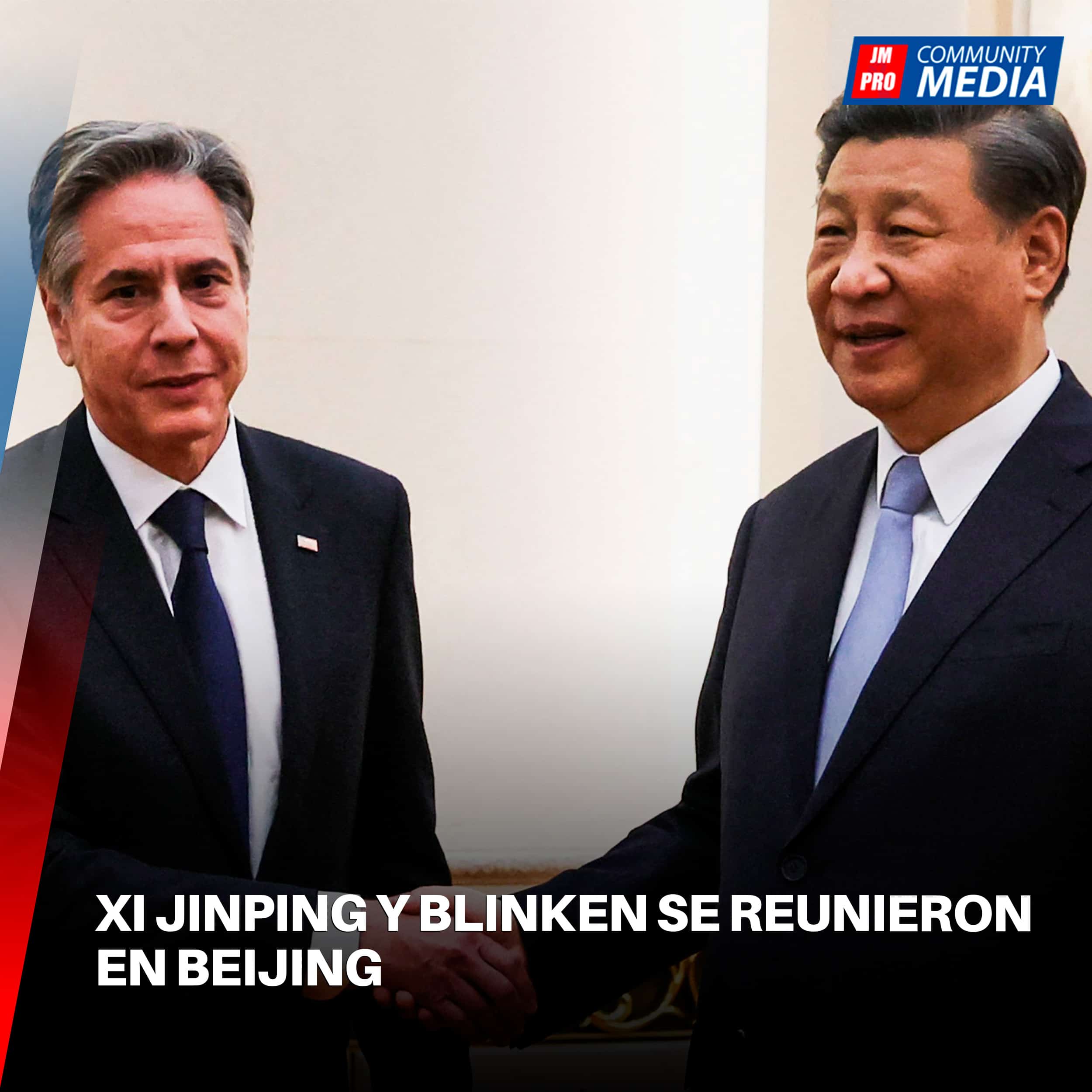 Xi Jinping y Blinken se reunieron en Beijing