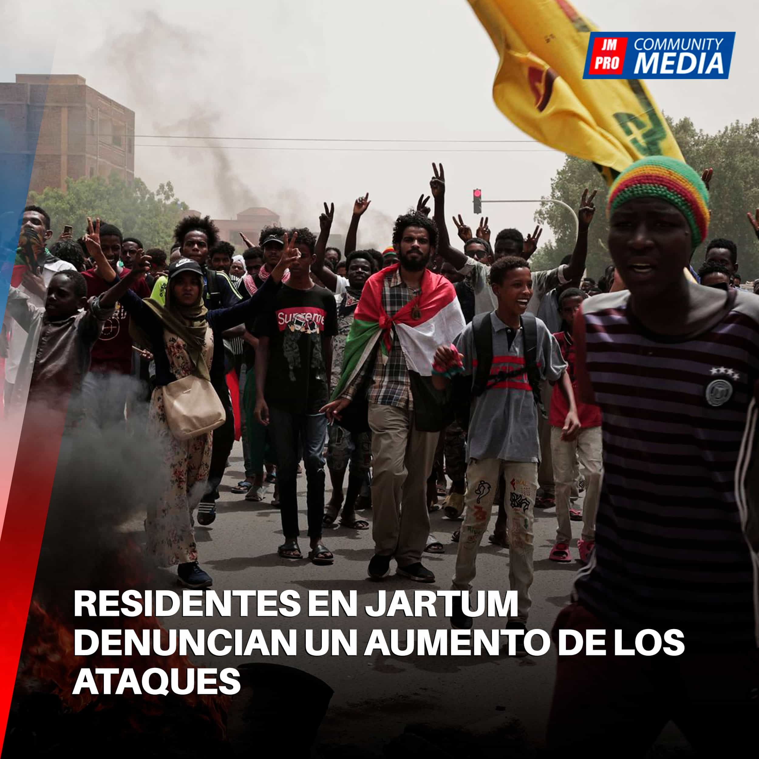Residentes en Jartum denuncian un aumento de los ataques