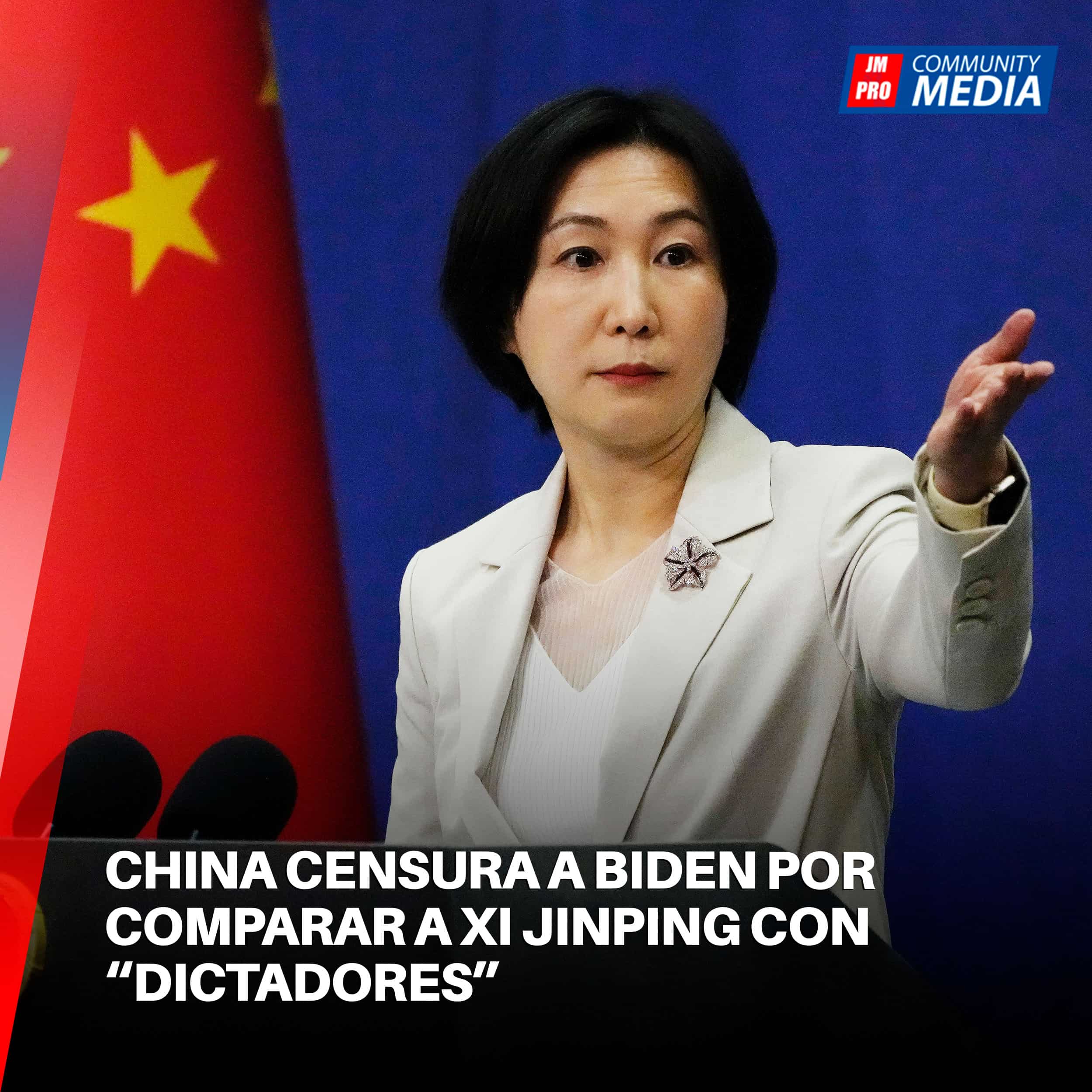 China censura a Biden por comparar a Xi Jinping con “dictadores”