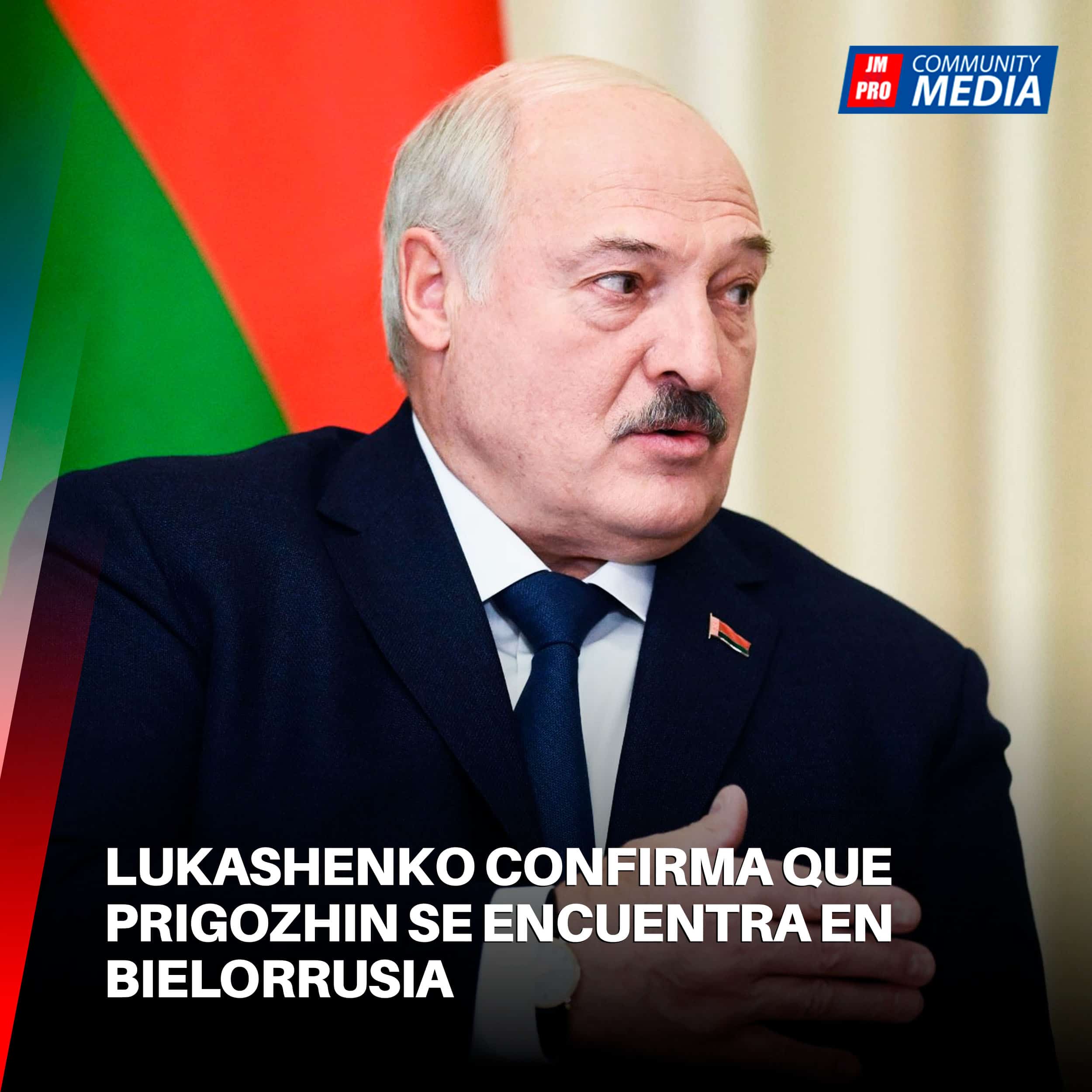 Lukashenko confirma que Prigozhin se encuentra en Bielorrusia