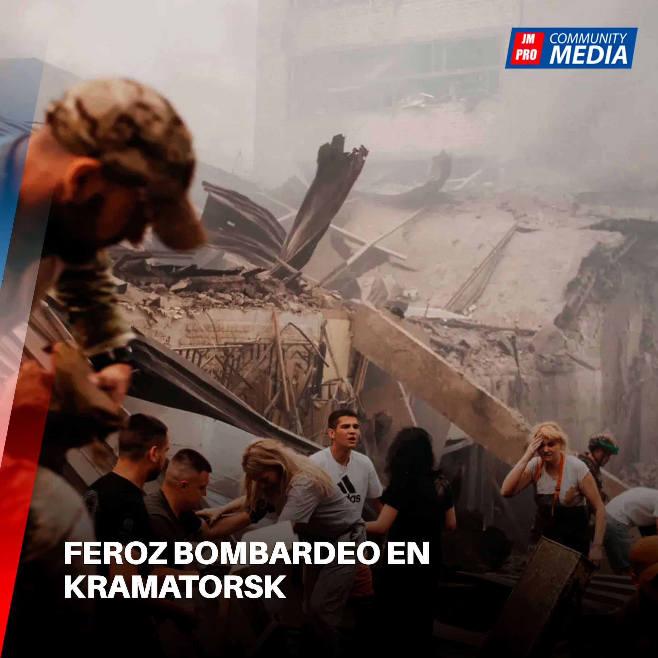 Feroz Bombardeo en Kramatorsk