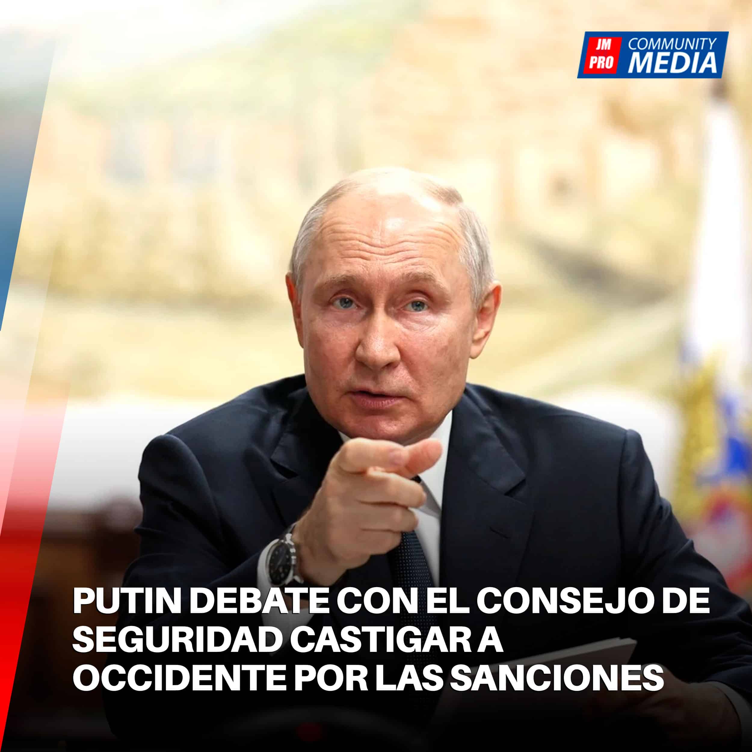 Putin debate con el Consejo de Seguridad castigar a Occidente por las sanciones