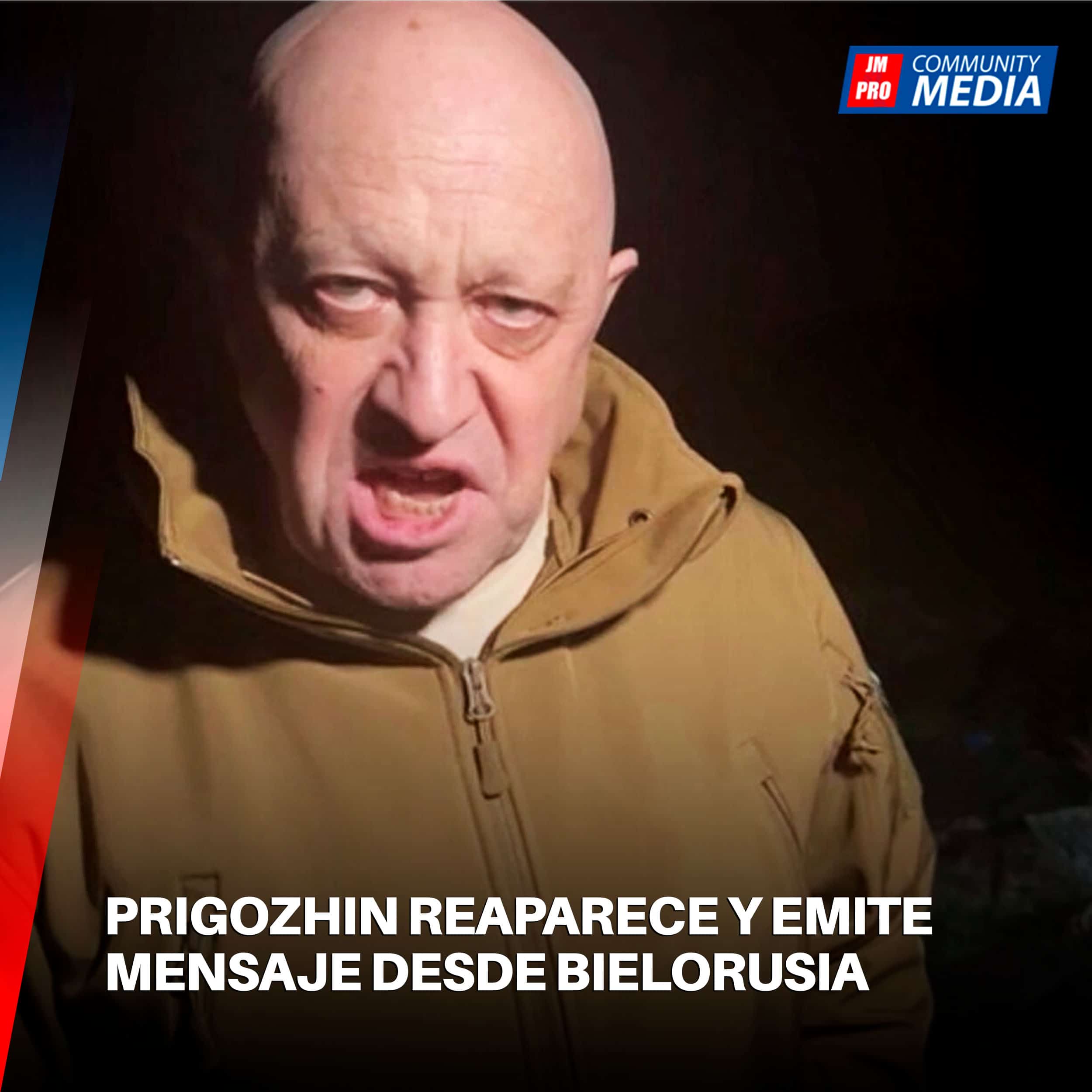 Prigozhin reaparece y emite mensaje desde bielorusia