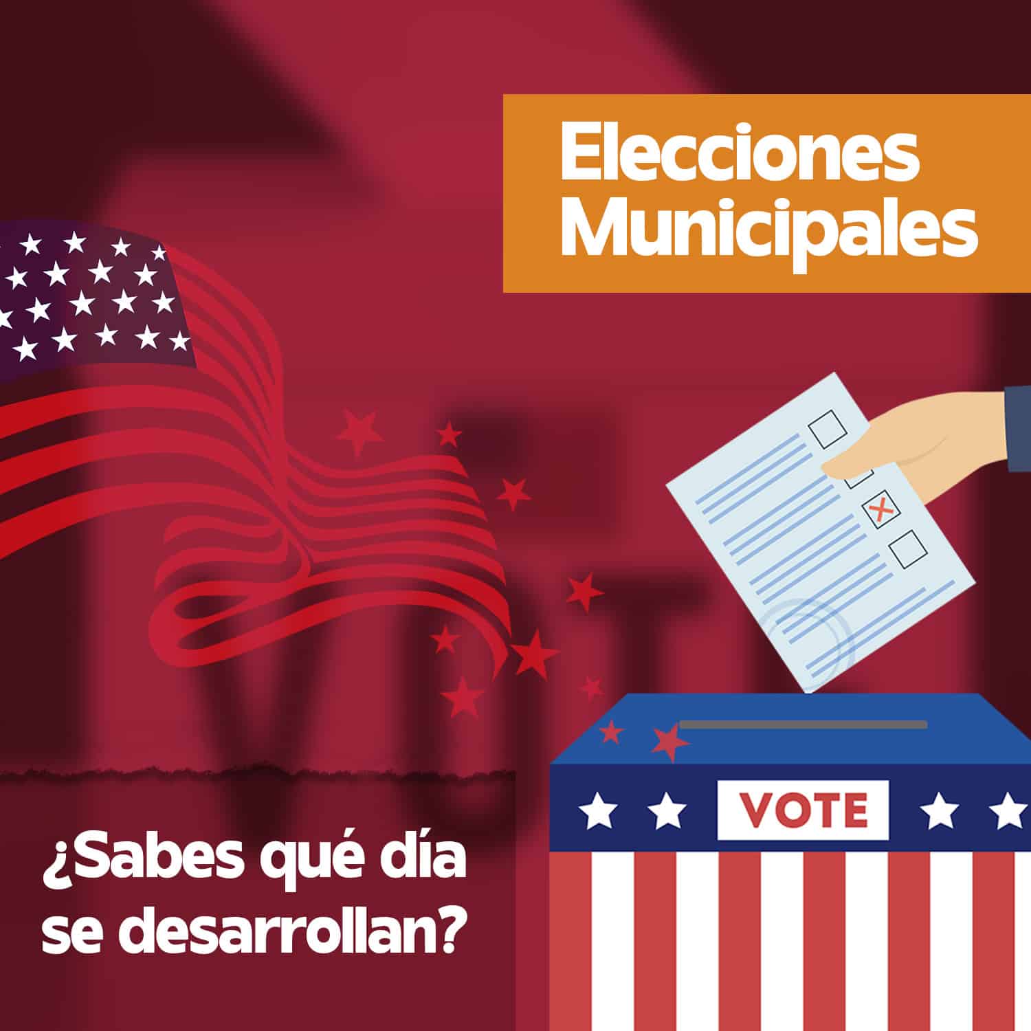 Sabes qué día se desarrollarán las elecciones Municipales y que cargos se disputan?