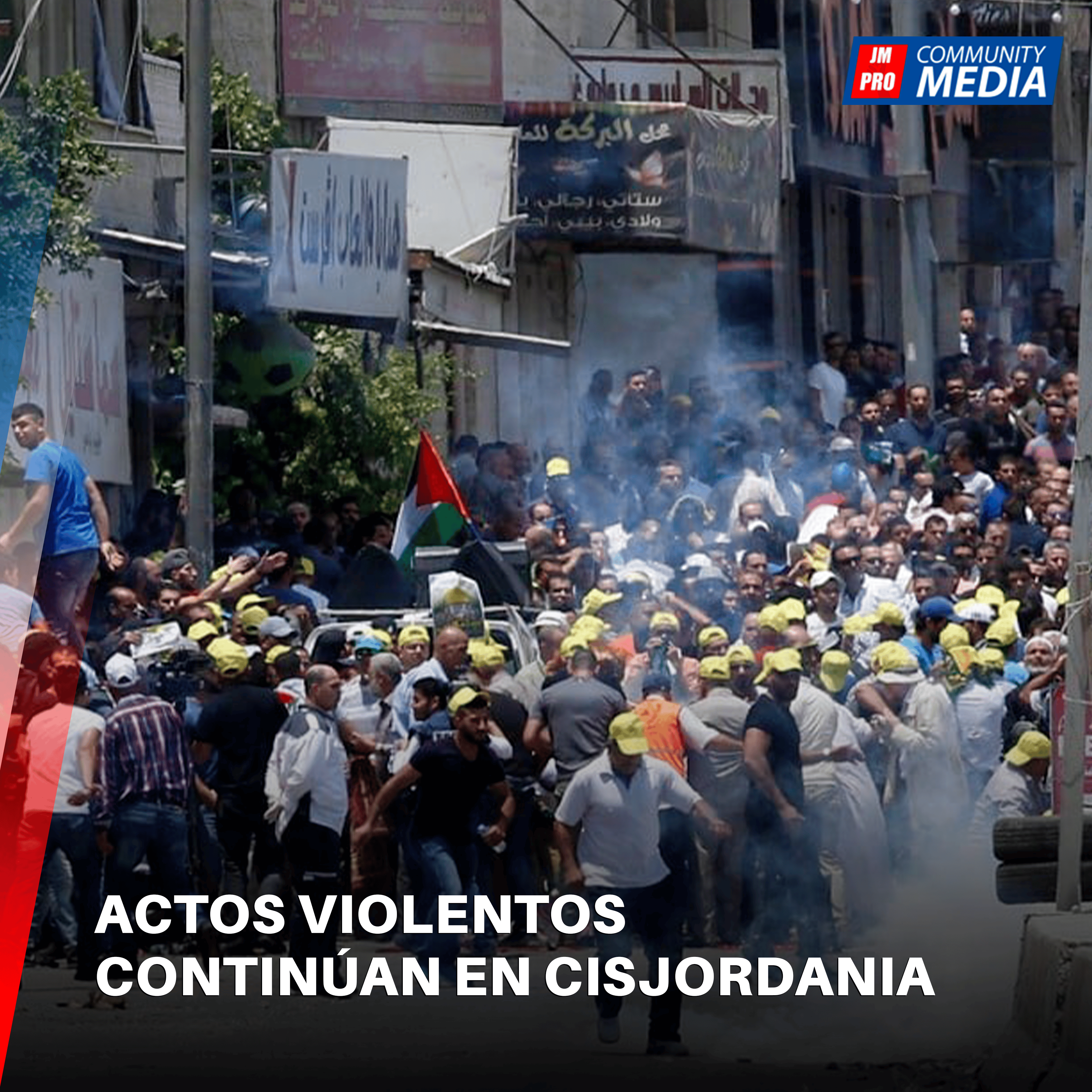 Actos violentos continúan en Cisjordania.