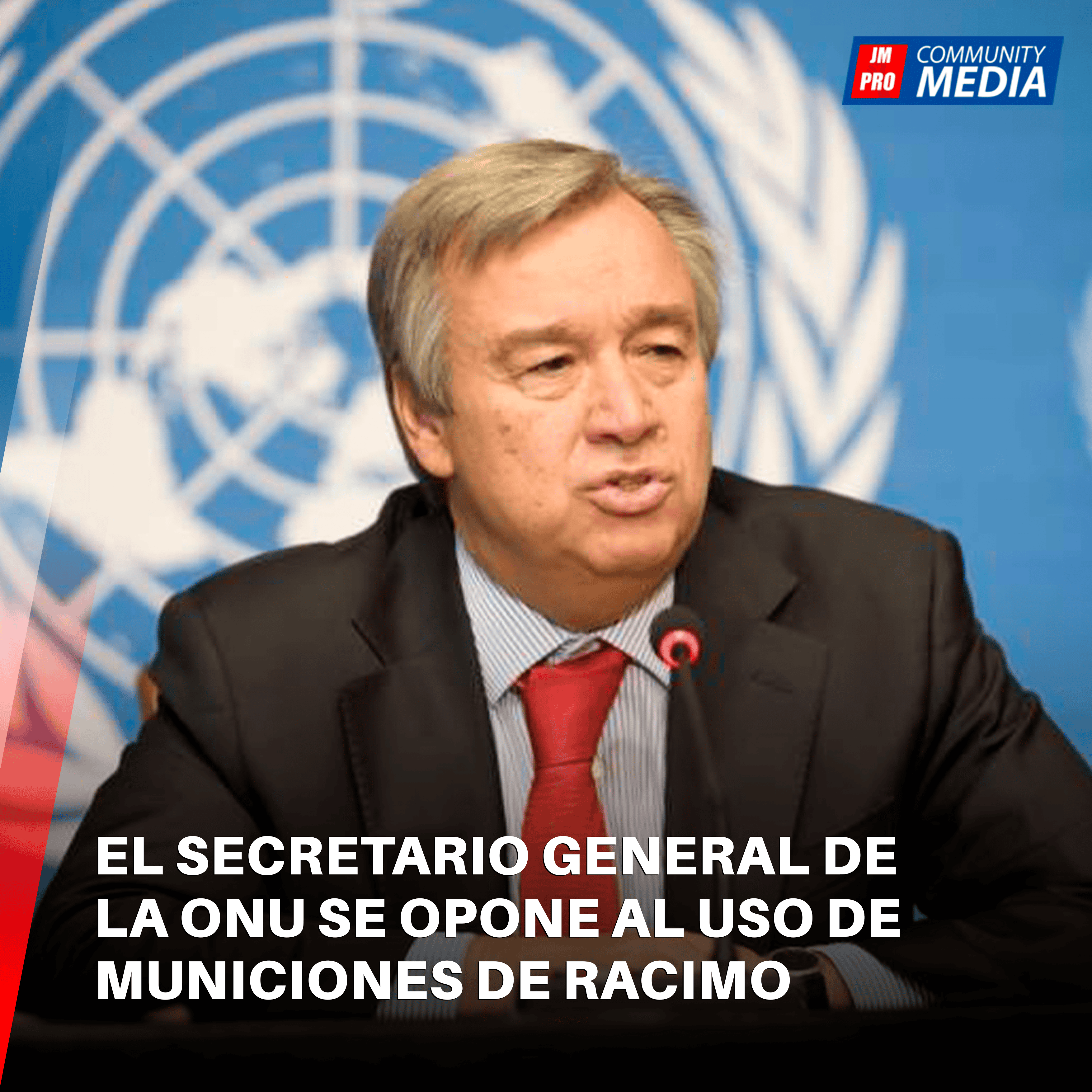 El secretario general de la ONU se opone al uso de municiones de racimo
