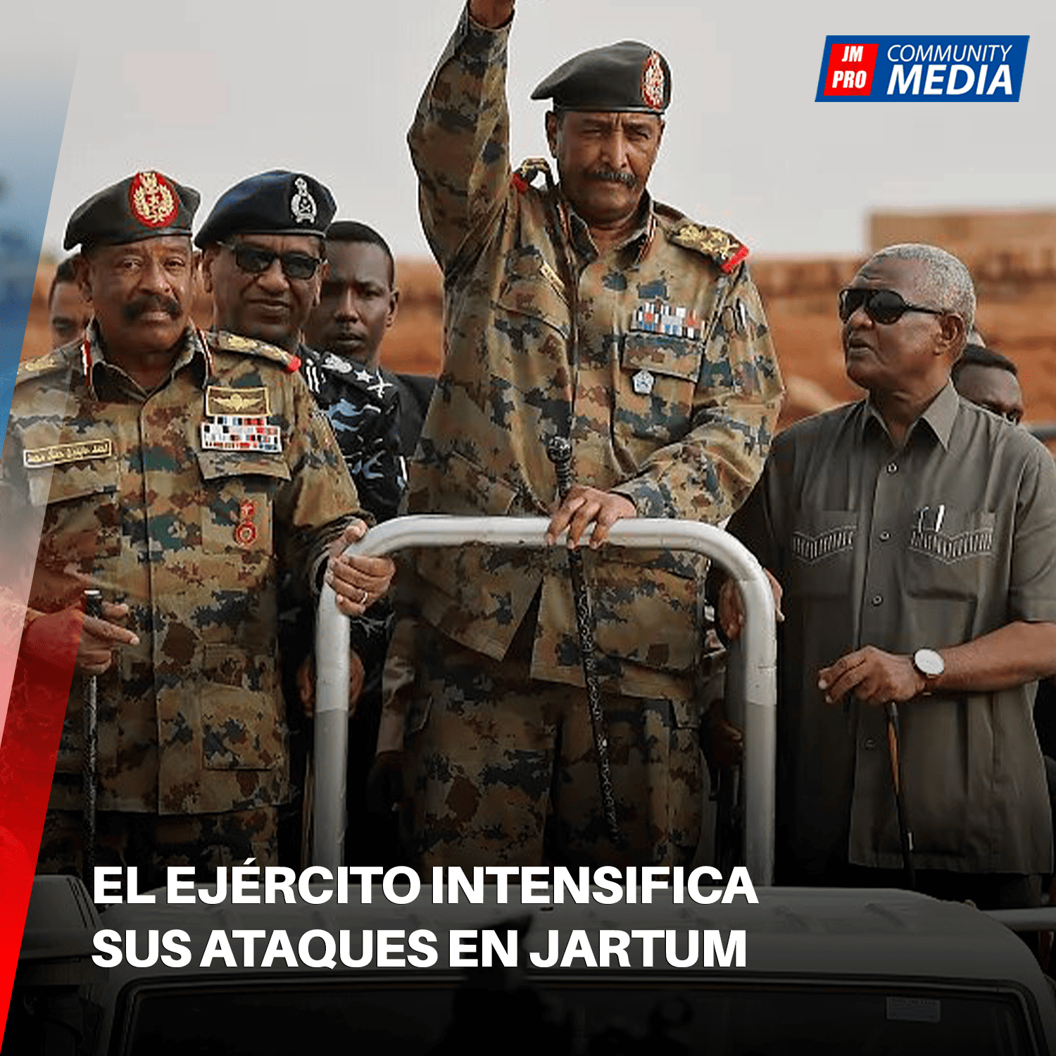 El Ejército intensifica sus ataques en Jartum