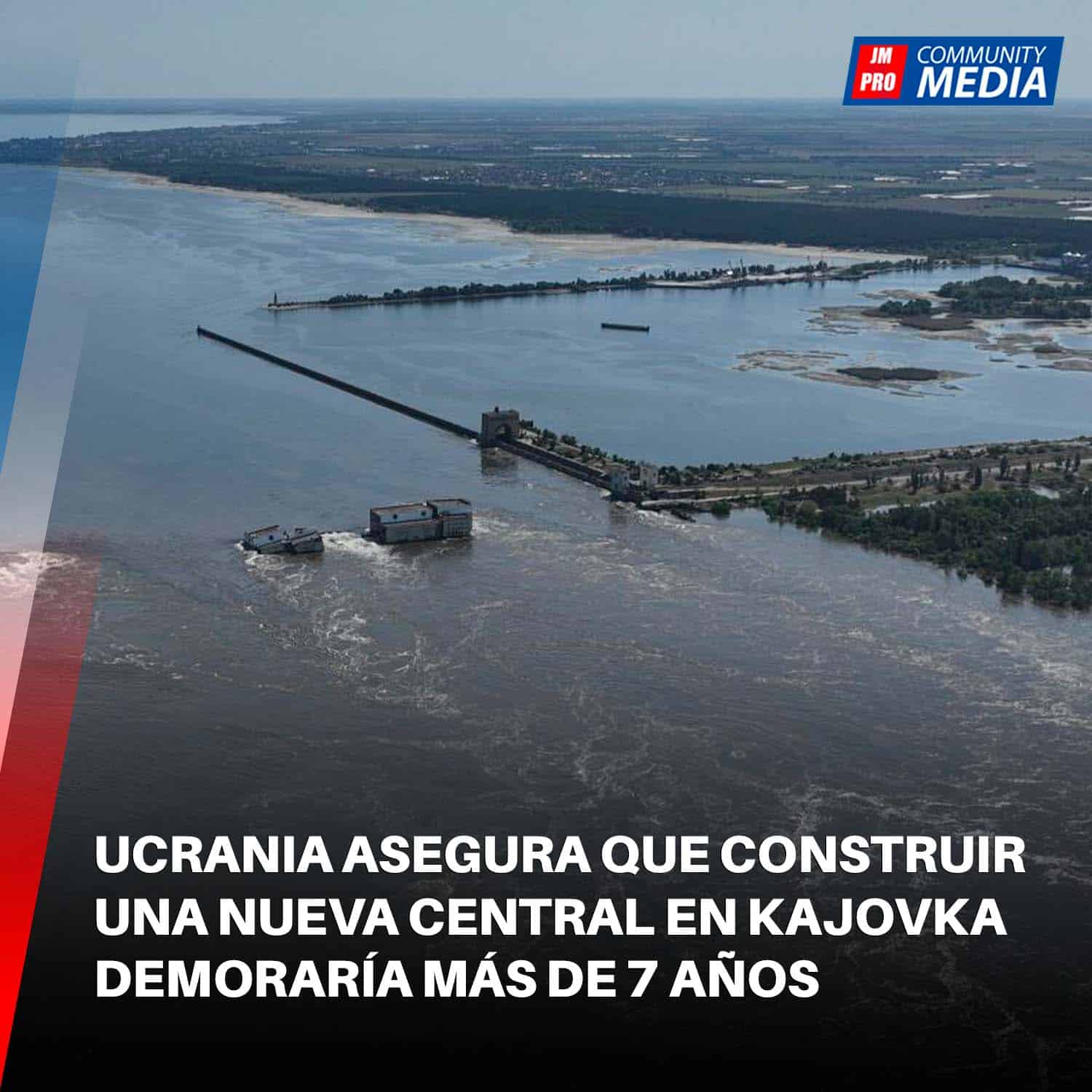 Ucrania asegura que construir una nueva central en Kajovka