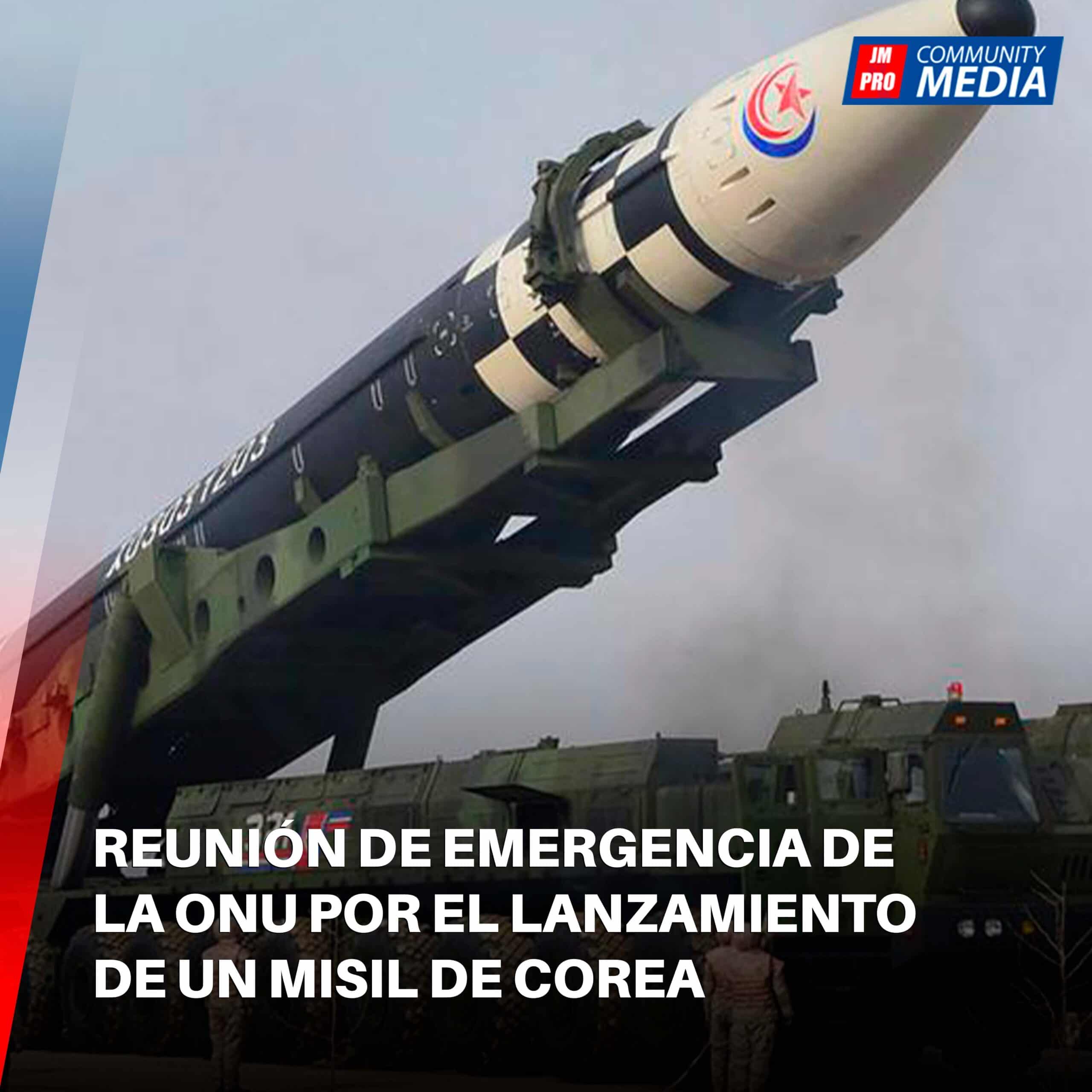 Reunión de emergencia de la ONU por el lanzamiento de un misil de Corea.