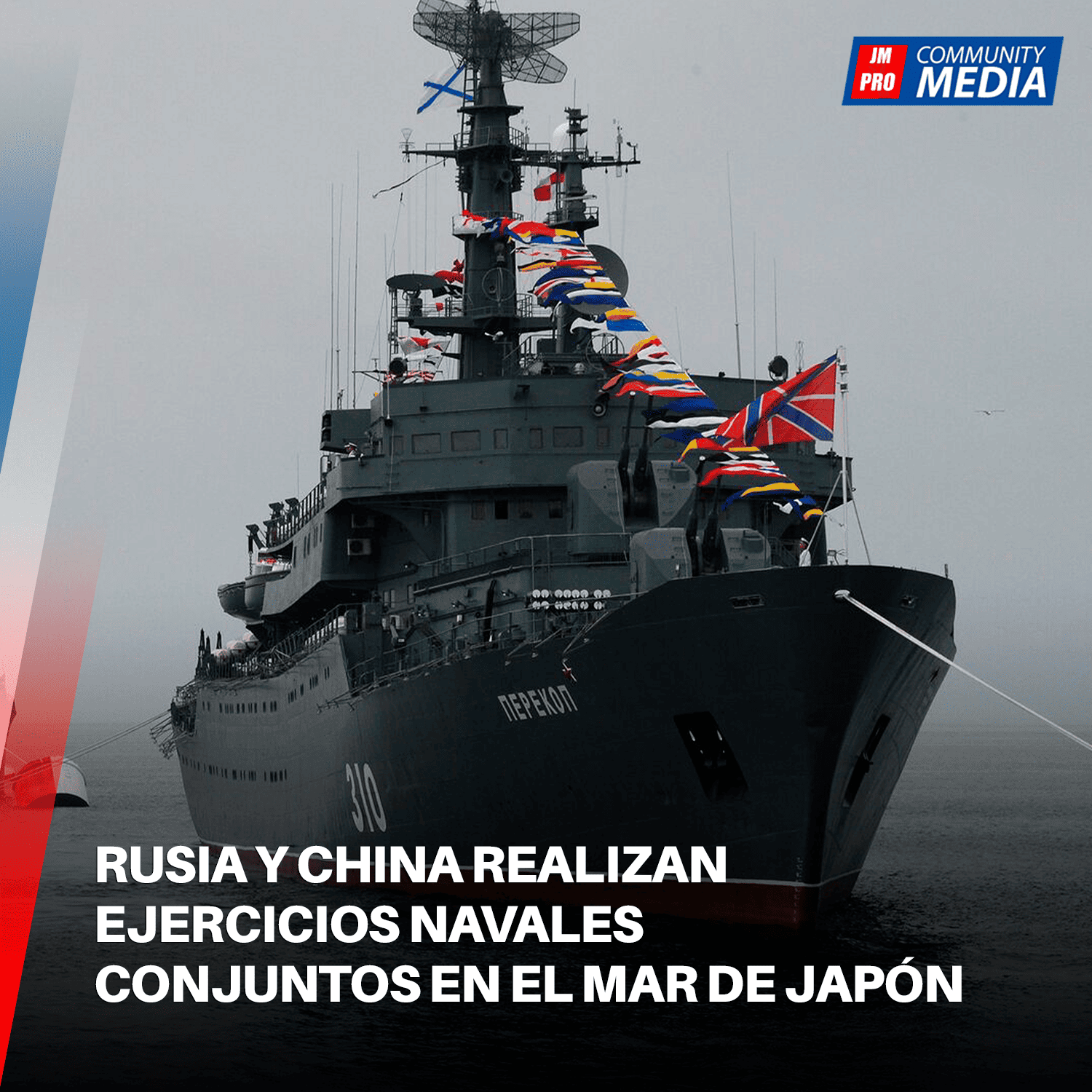 Rusia y China realizan ejercicios navales conjuntos en el mar de Japón