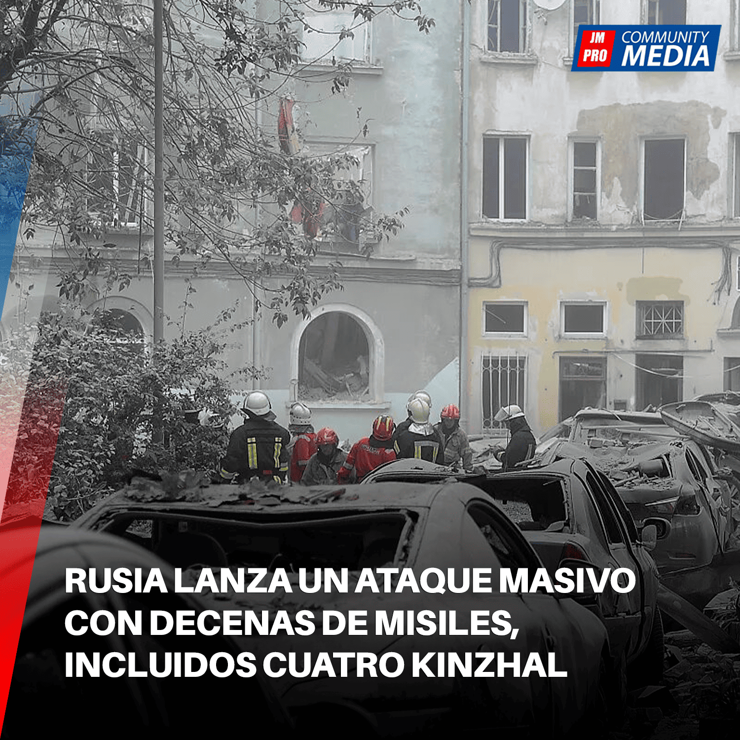 Rusia lanza un ataque masivo con decenas de misiles, incluidos cuatro Kinzhal