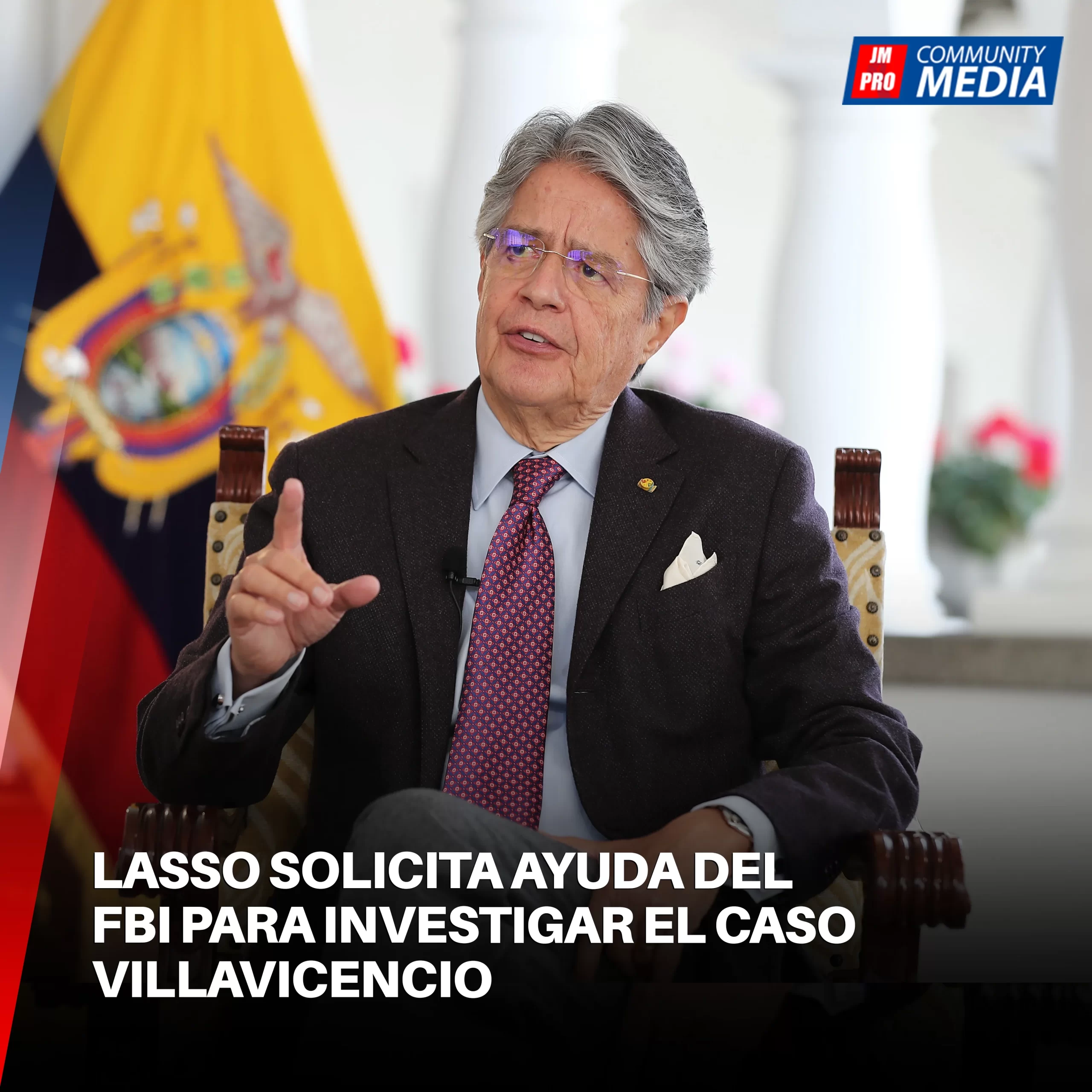 Lasso solicita ayuda del FBI para investigar el caso Villavicencio
