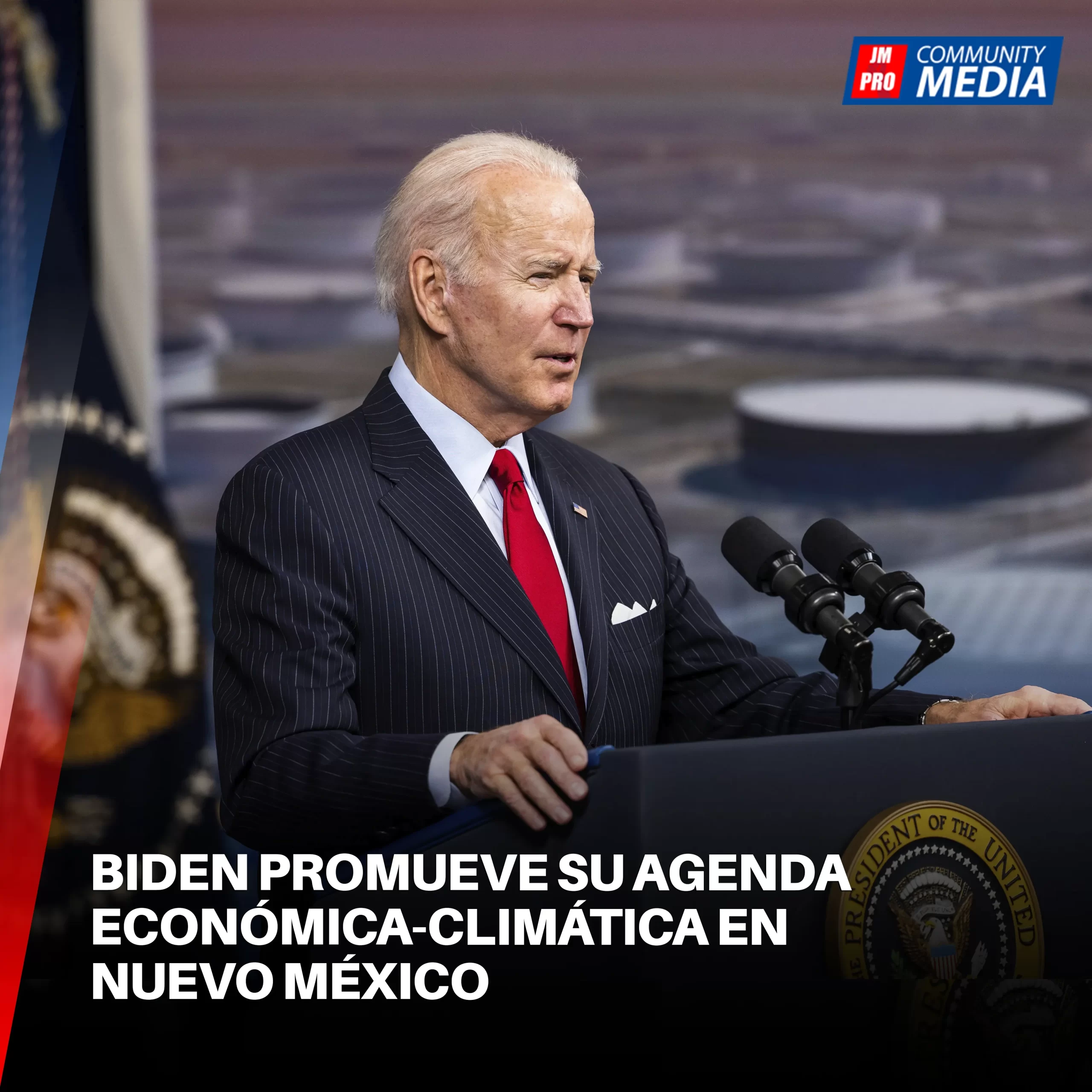 Biden promueve su agenda económica-climática en Nuevo México