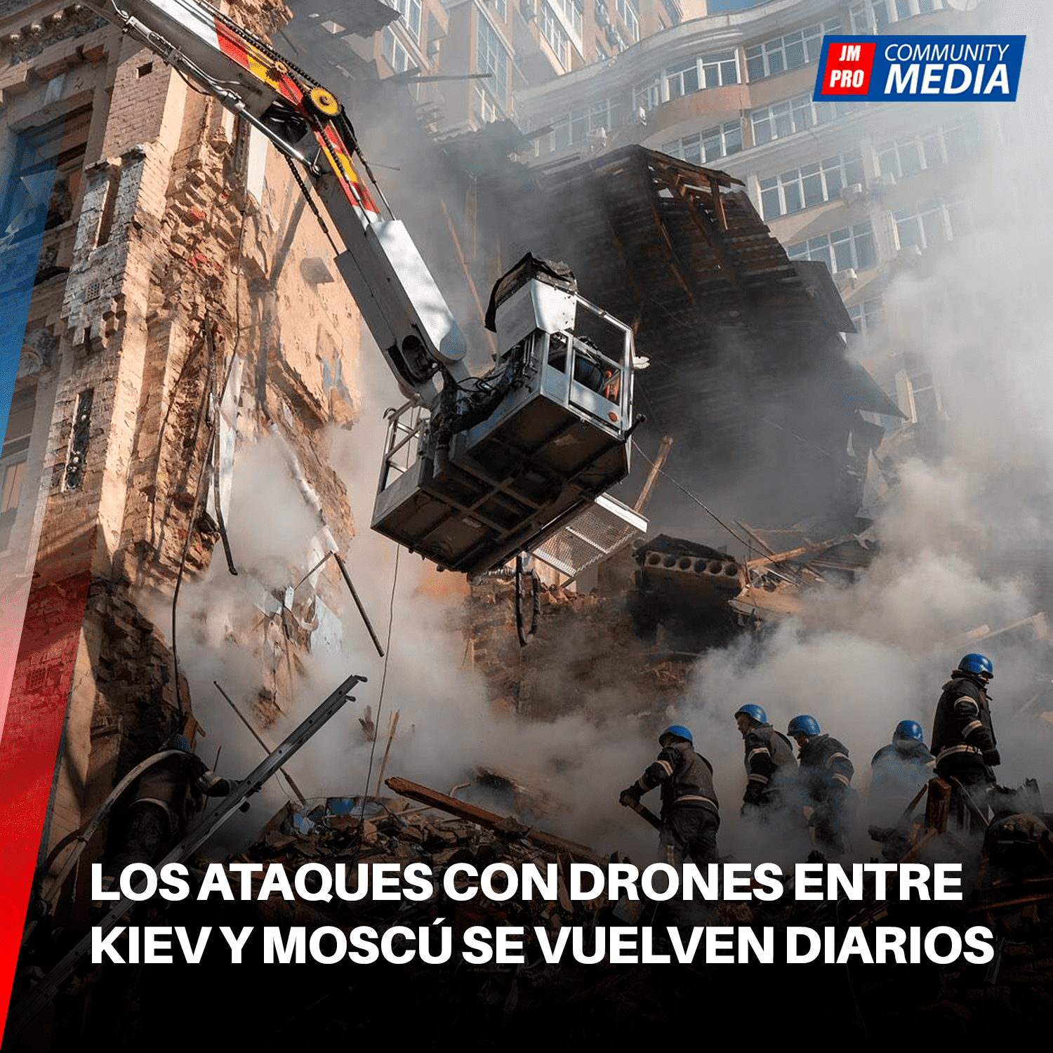 Los ataques con drones entre Kiev y Moscú se vuelven diarios
