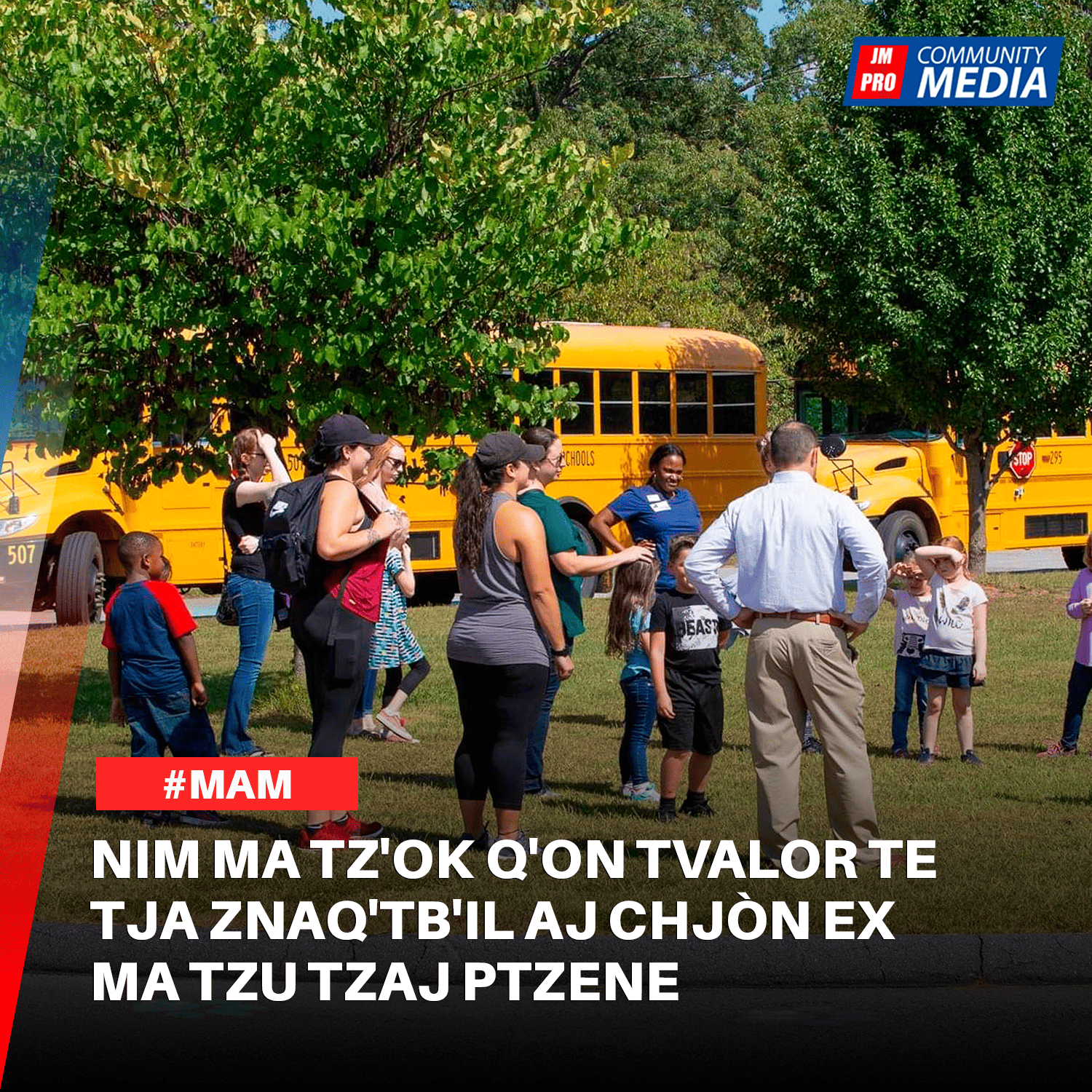 Nim ma tz’ok q’on tvalor te tja znaq’tb’il aj chjòn ex ma tzu tzaj ptzene Buncombe.