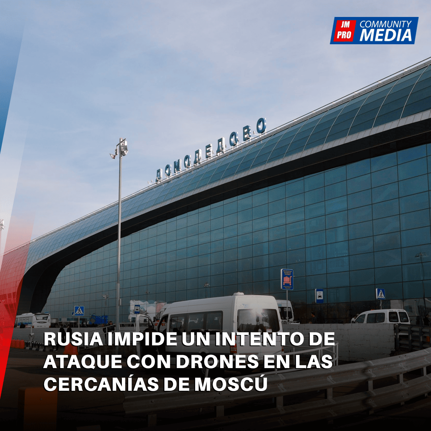 Rusia impide un intento de ataque con drones en las cercanías de Moscú.