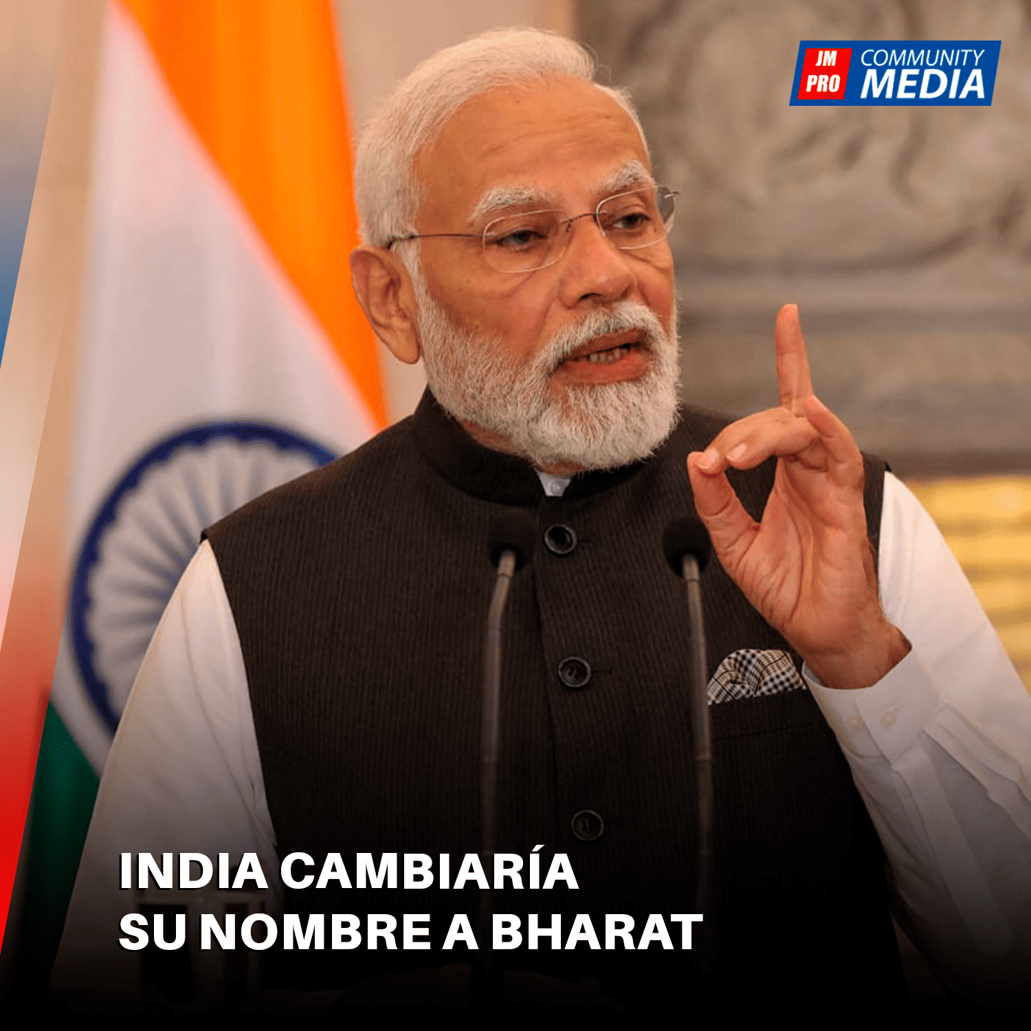 India cambiaría su nombre a Bharat