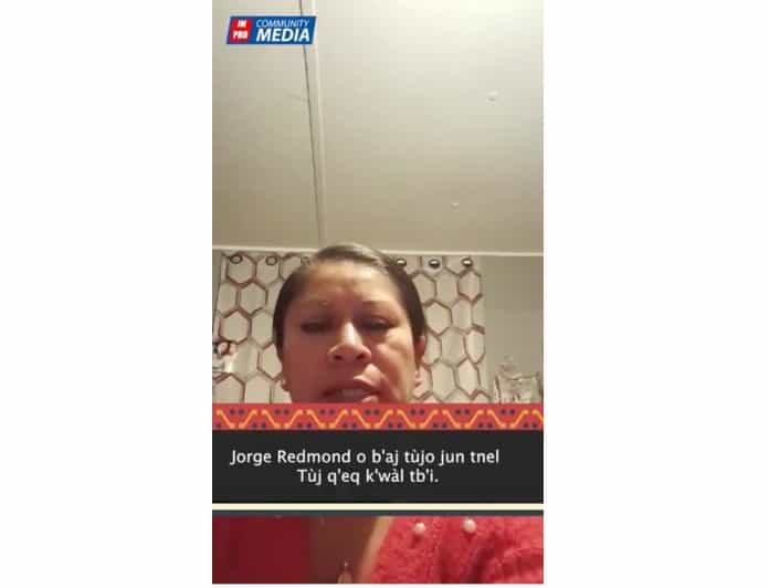 Jorge Redmond o b’aj tùjo jun tnel Tùj q’eq k’wàl tb’i.