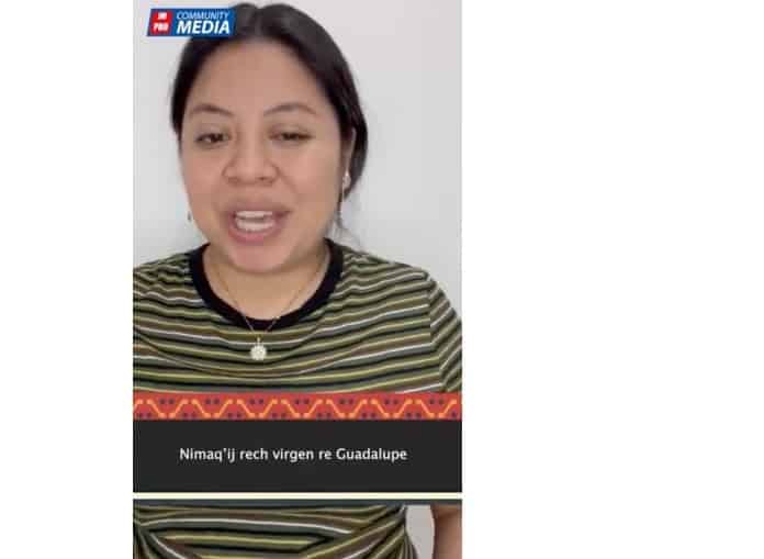 Tq’ij virgen te Guadalupe.